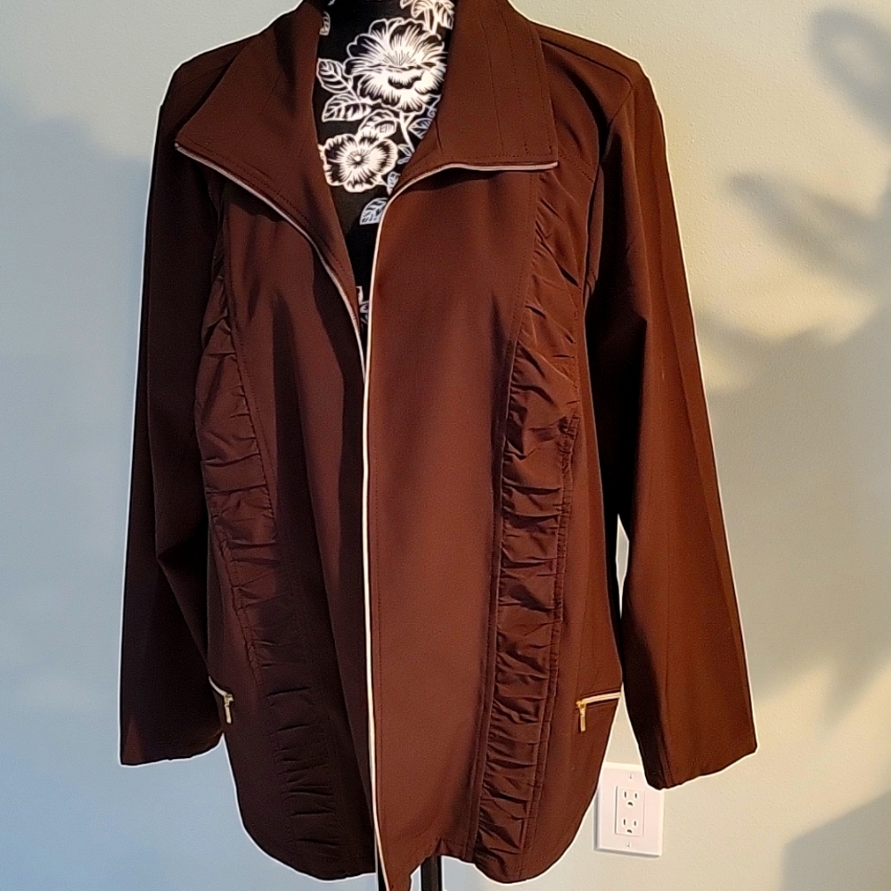 Chico's Zenergy Neema Jacket - Chocolate